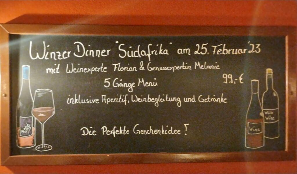 Restaurant Klassenzimmer Termine  