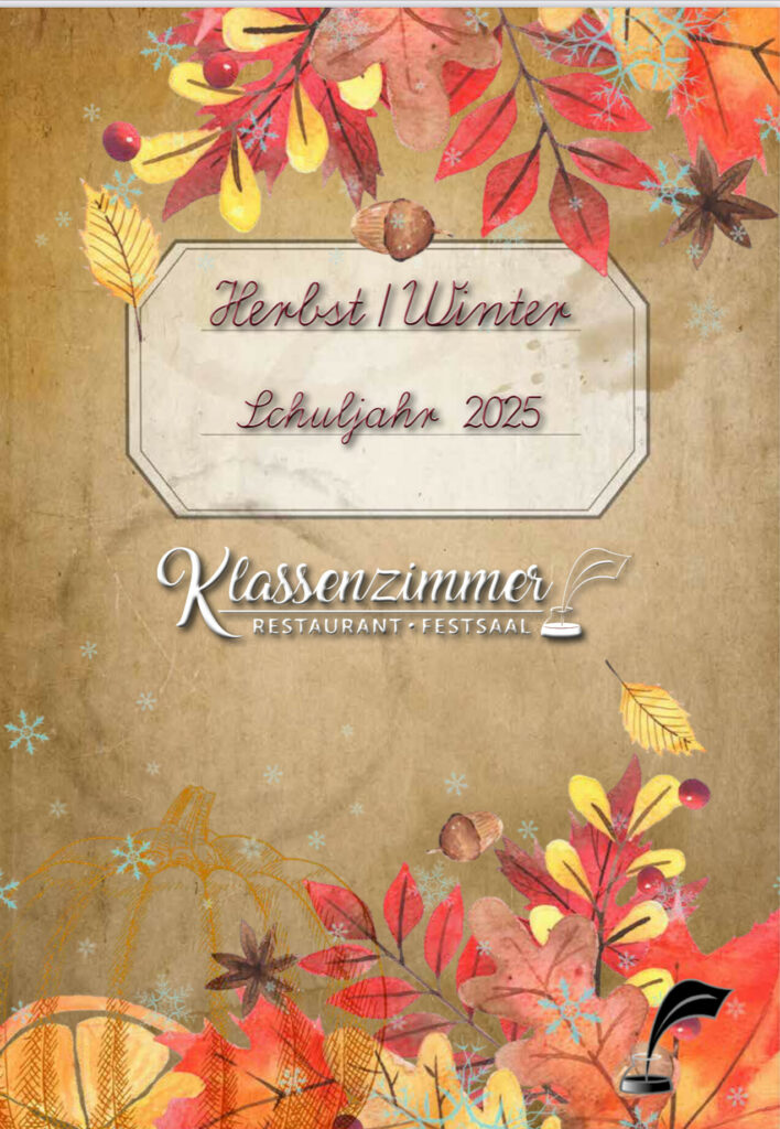 Restaurant Klassenzimmer Speisekarte Restaurant Klassenzimmer Speisekarte